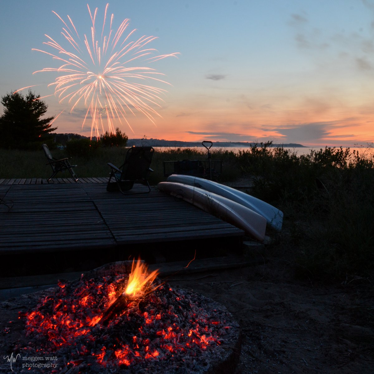 Sleeping Bear Bay Fireworks-3412